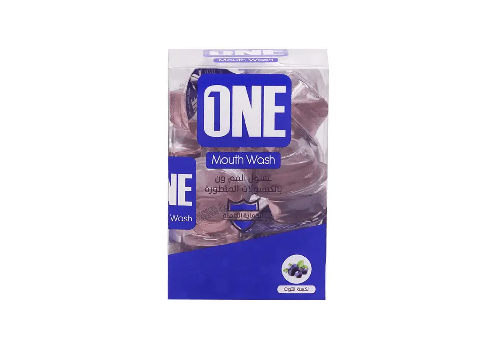 One Capsules Mouthwash Berry 20 Capsules x 15ml