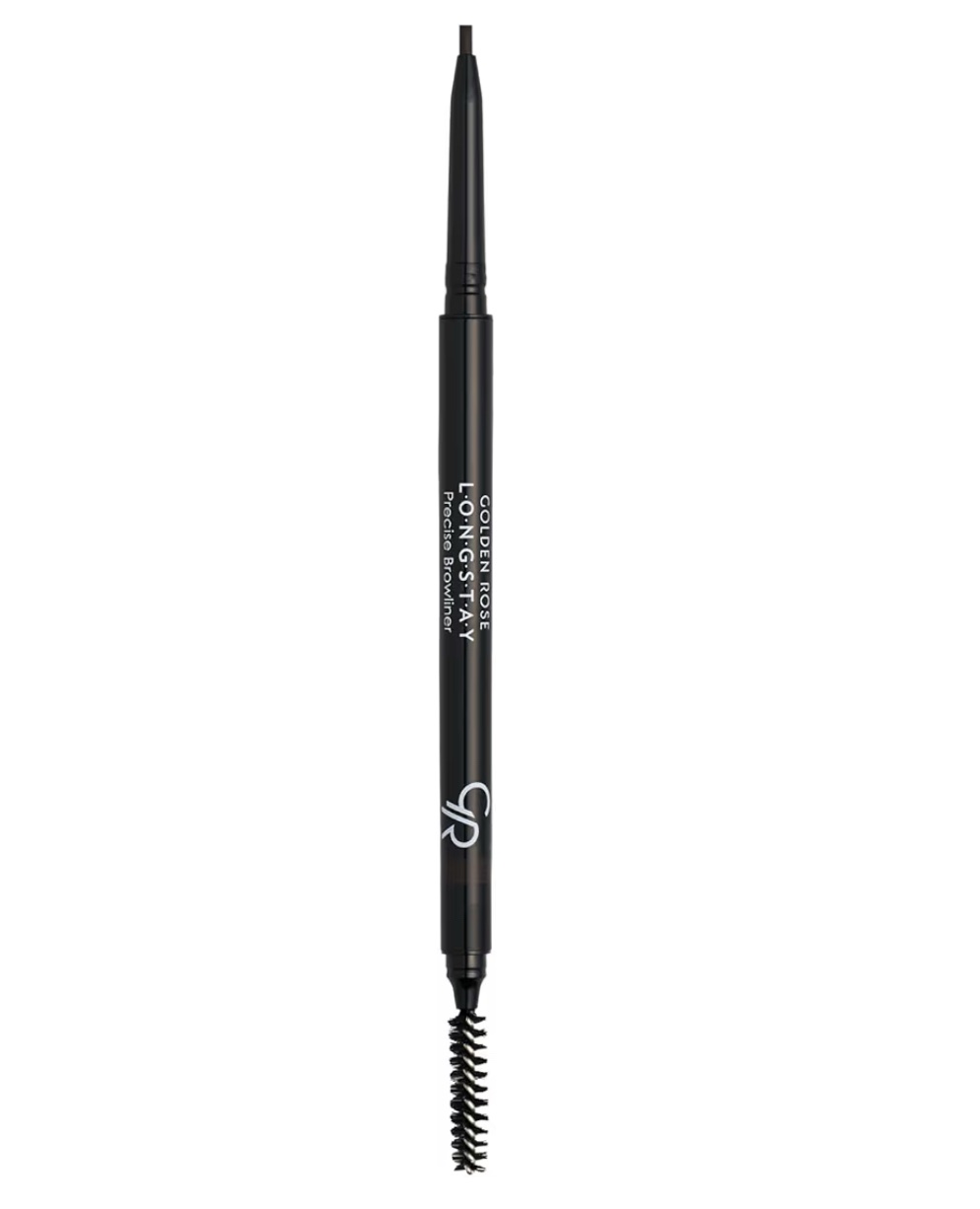Golden Rose Longstay Precise Browliner – Eyebrow Pencil with Brush 101