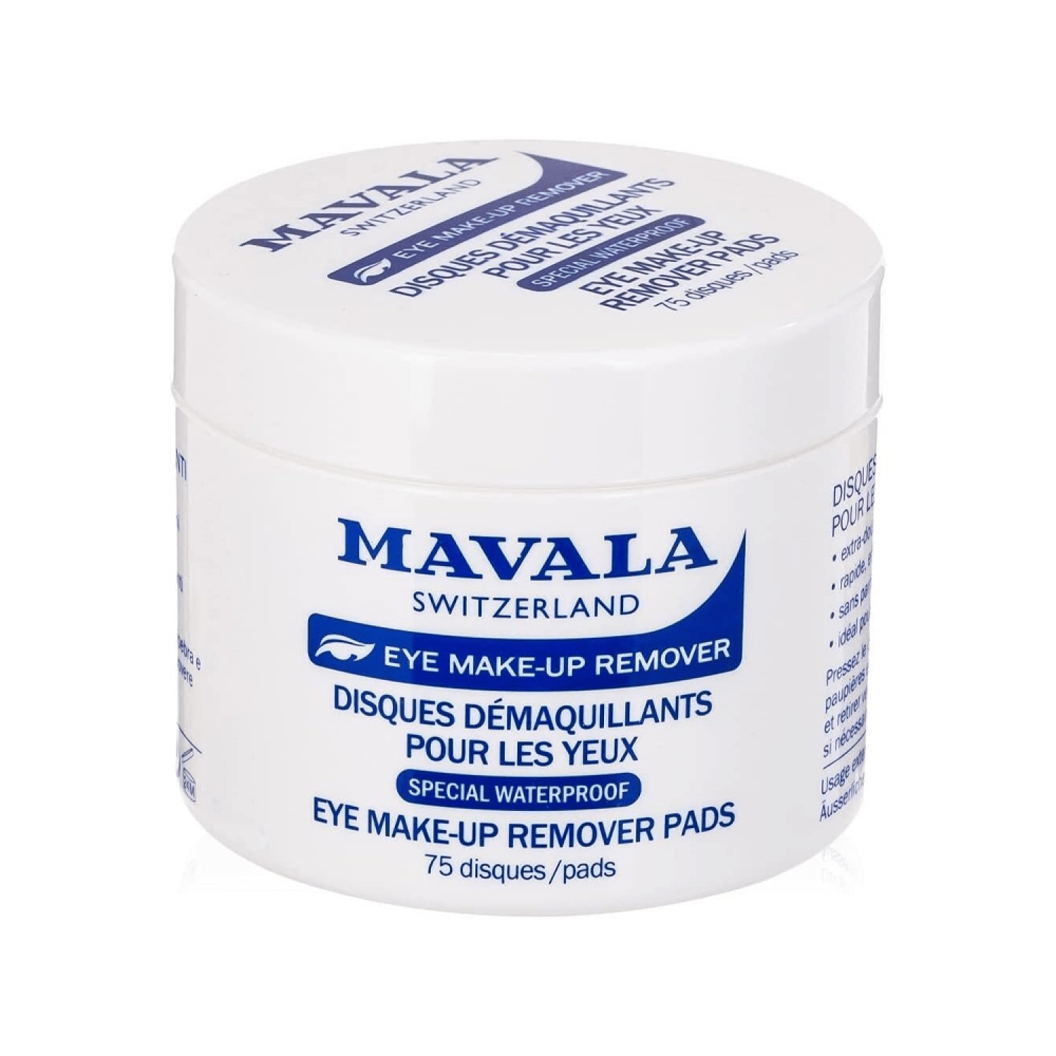 MAVALA Eye Make-Up Remover Pads – 75 Pads