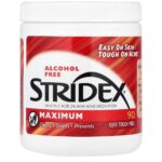 Stridex Maximum Strength Soft Touch Pads – 2% Salicylic Acid, 90 Pads